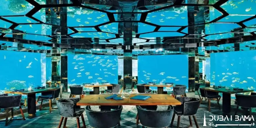 رستوران های زیر آب دبی