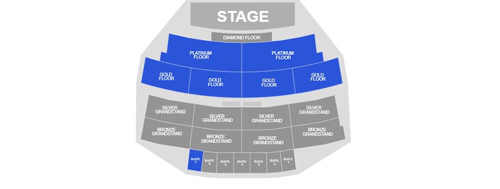 جایگاه برگزاری کنسرت برایان آدامز در ابوظبی