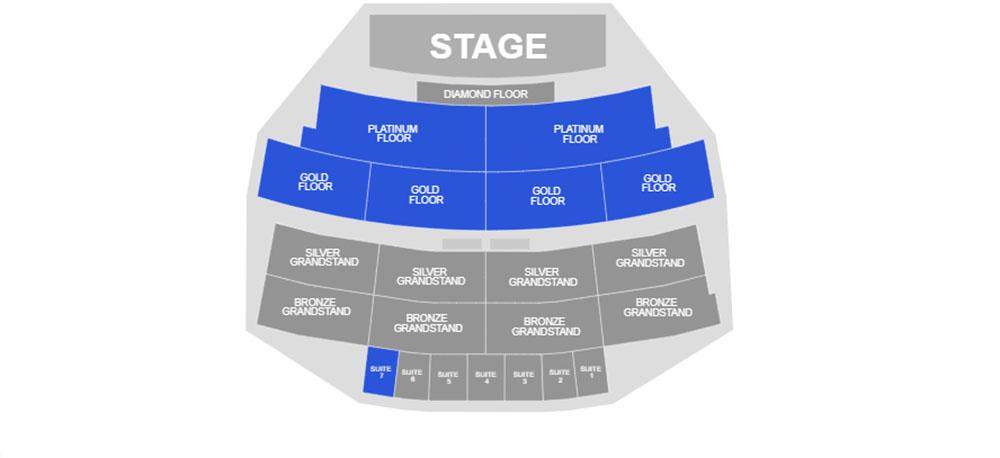 جایگاه اپرا کنسرت ریکی مارتین در ابوظبی