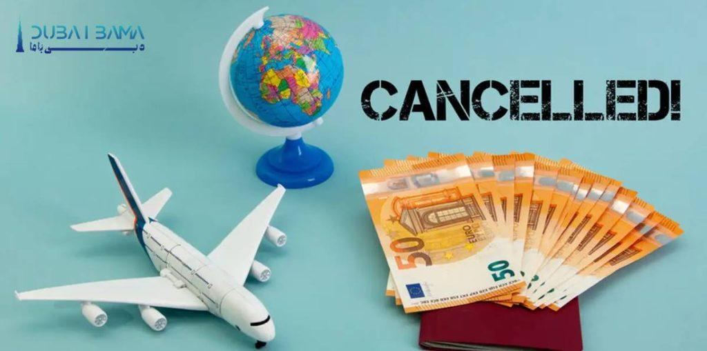 جریمه کنسلی بلیط هواپیما دبی