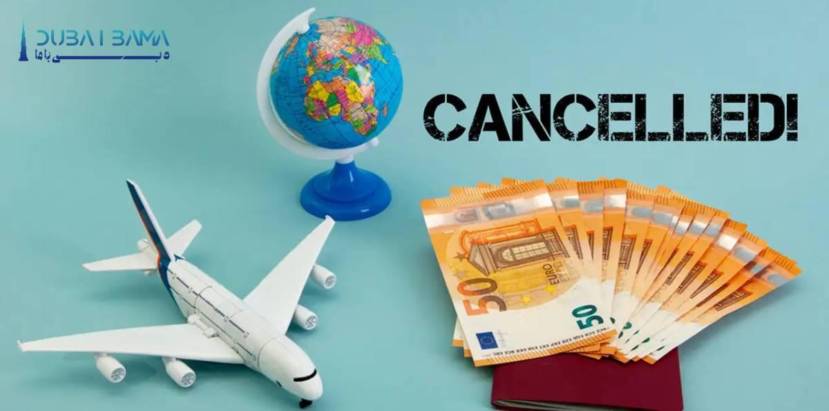 جریمه کنسلی بلیط هواپیما دبی