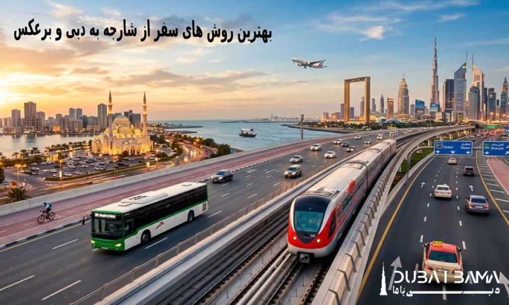 بهترین روش‌ های سفر از شارجه به دبی و برعکس